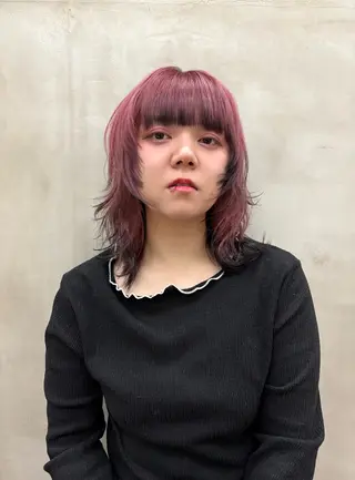 セミロング カラー tama /カットモデルのヘアスタイル
