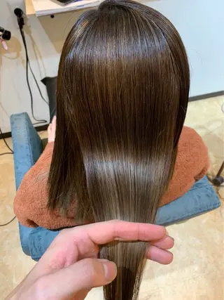 ミディアム 【清瀬】パサツキ 広がり改善川合剛史のヘアスタイル