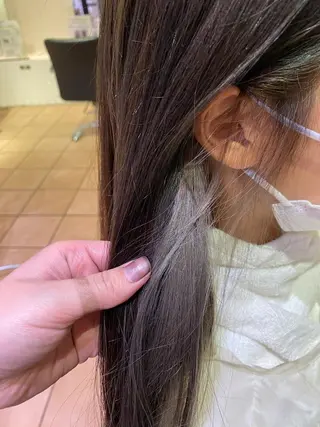 セミロング 西岡 あつみ/ 堀江美容室のヘアスタイル