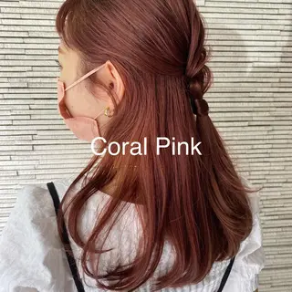 セミロング カラー Hayun /韓国スタイルのヘアスタイル