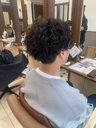 パーマ メンズ 中村 かずはのヘアスタイル