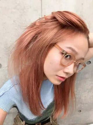 ロング カラー レイヤー/柔色 カラー/SAkiのヘアスタイル