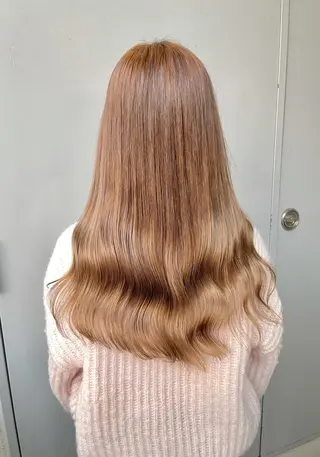 ロング カラー ベージュカラー💖 やすひろのヘアスタイル
