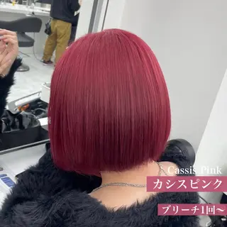 セミロング カラー ヘアアレンジ 🫧渋谷🫧 DANCE🫧のヘアスタイル