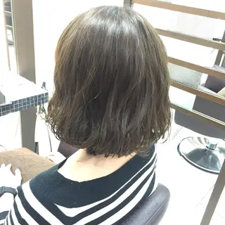 ショート ミディアム パーマ oggi +KENJE所属・大平 美沙のヘアスタイル