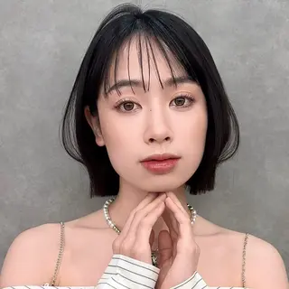 ミディアム 縮毛矯正/韓国ヘア /レイヤー🎀ミズキのヘアスタイル