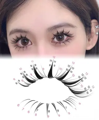 マツエク・マツパ 🎀CeCe 🎀マツエクのマツエク・マツパデザイン