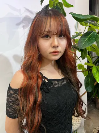 カラー ness 一花のヘアスタイル