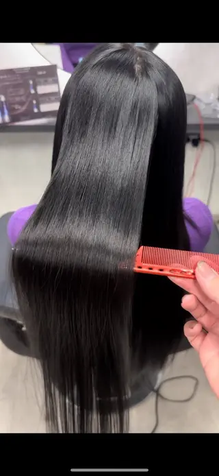 ロング 新宿/韓国風レイヤー 髪質改善/ジャッキーのヘアスタイル