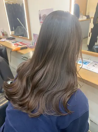 ロング 松下 颯のヘアスタイル