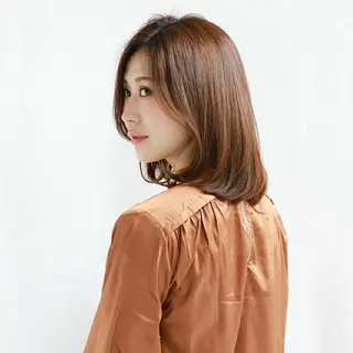 ミディアム カラー ヘアアレンジ 美艶カラー 髪質改善 似合わせカット 銀座のヘアスタイル