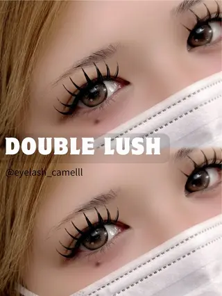 マツエク・マツパ 【那覇/束感まつ毛】 ｷｬﾒﾙのマツエク・マツパデザイン