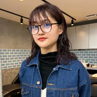 ミディアム カラー パーマ おぐらみゆう 🍎ボブ/ショートのヘアスタイル