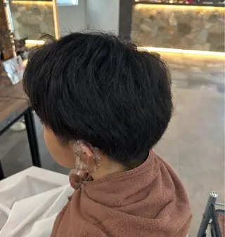 パーマ メンズ ハイトーン/赤みなし 透明感/ririkaのヘアスタイル