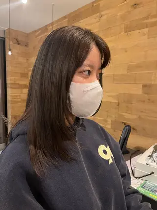 セミロング Dulce oro所属・モデル募集/円山/ 暖色/yurinaのヘアスタイル