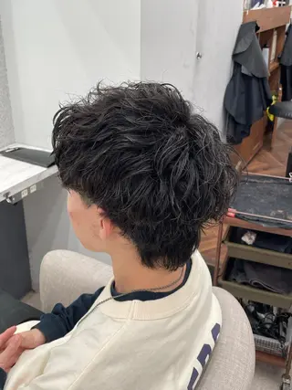 パーマ メンズ メンズスタイリスト✨ 助川龍哉のヘアスタイル