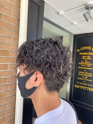 パーマ メンズ メンズブリーチカラー /パーマ ごーた立川のヘアスタイル