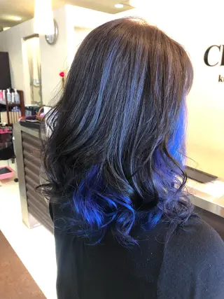 セミロング カラー クレオヘアー久米川サロン所属・沼津 加奈のヘアスタイル