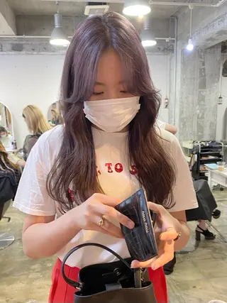 セミロング カラー Piaコータロー ハイトーン&‪ボブのヘアスタイル