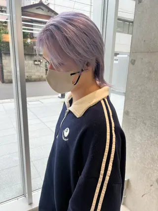 カラー メンズ 吉沢遣人/レイヤー 艶カラー/抜け感のヘアスタイル