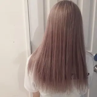 ロング ブームボックス所属・🐝ハイトーンカラー hachi🐝のヘアスタイル