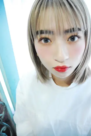 ショート カラー パーマ ヘアアレンジ 【Lise表参道美容室】所属・【完全無料】施術料金 特別フリープラン♪のヘアスタイル