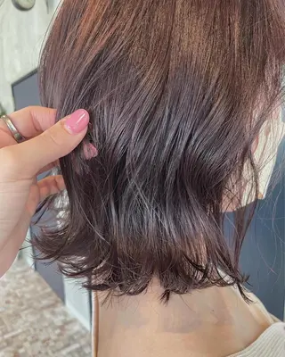 ミディアム カラー risako🇰🇷 韓国ヘア/レイヤーのヘアスタイル