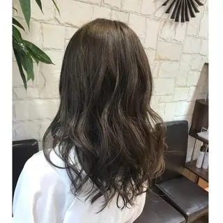 ミディアム カラー 髪質改善 艶髪🔵ﾌｾﾅｵﾔのヘアスタイル