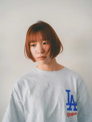 ショート カラー ハイトーンカラー RYUのヘアスタイル