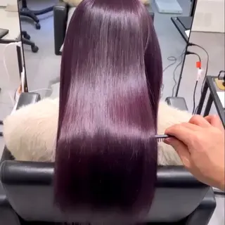 ロング カラー Oto.吉祥寺所属・艶髪/透明感/吉祥寺 /縮毛矯正/yutoのヘアスタイル