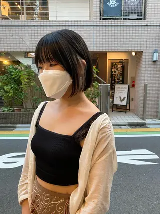 ショート カラー hemm,hemm.所属・ショート・ボブ MIKUのヘアスタイル