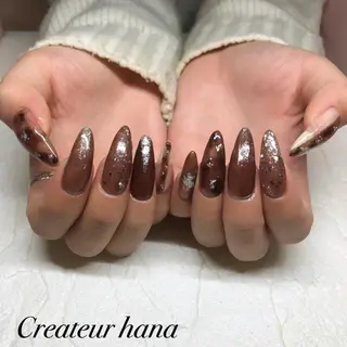 ネイル クレアトゥール華 都賀店所属・三橋 結菜のネイルデザイン