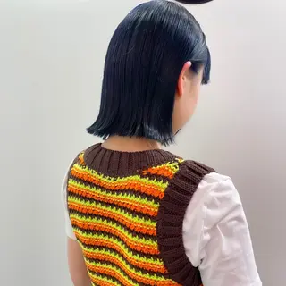 ミディアム カラー パーマ ヘアアレンジ 💖美髪矯正💖 辻未侑のヘアスタイル