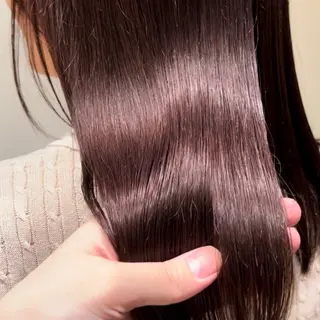 セミロング カラー 💜透明感カラー/ harukaのヘアスタイル