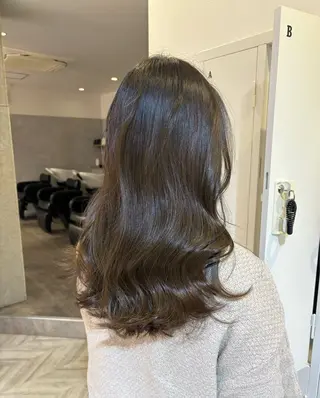 ロング カラー HIKARIS所属・透明感/くすみカラー 似合わせボブ♡ゆきなのヘアスタイル