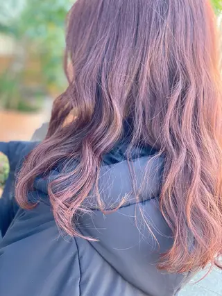 セミロング カラー 髪質改善美容室Lust所属・美容室Lust💚 嶋崎　鷹のヘアスタイル