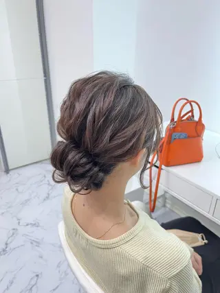 セミロング ヘアアレンジ ヘアセット専門店hair make salon R所属・ヘアセット専門店 Rのヘアスタイル
