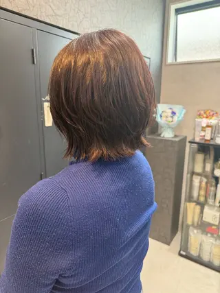 ミディアム 森本峻介 ボブ/透明感カラーのヘアスタイル