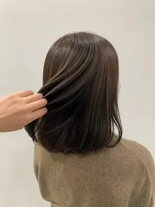 ミディアム 🥀韓国ヘア🥀 宮津真菜のヘアスタイル