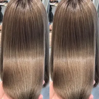 ロング カラー ヘアアレンジ ネイル マツエク・マツパ 盛れる韓国ヘア♡ 🌻鈴木花🌈のヘアスタイル