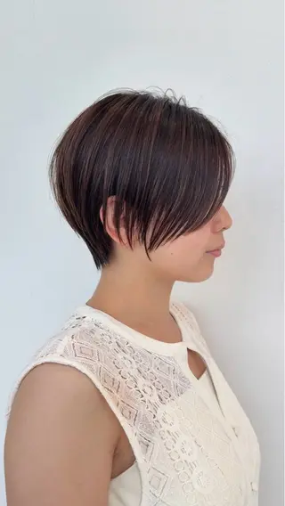 ショート カラー 渋谷ボブ/レイヤー ボブ田中航平のヘアスタイル