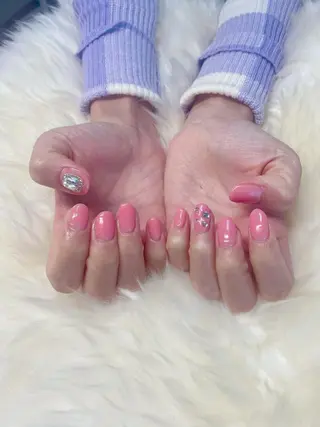 ミディアム 💜MIYA nail川崎店のネイルデザイン