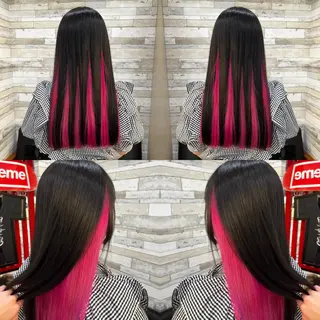 ロング カラー "PEPPU "所属・🌈推し色派手髪 ハイトーンShinのヘアスタイル