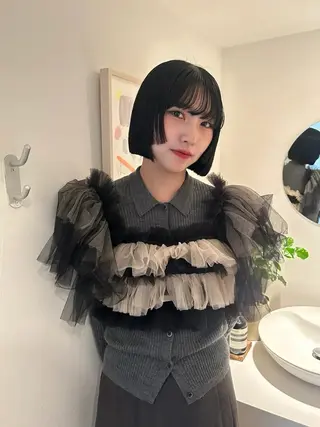 カラー VISION   aoyama所属・かがやしづ ⭐️ハイトーンのヘアスタイル