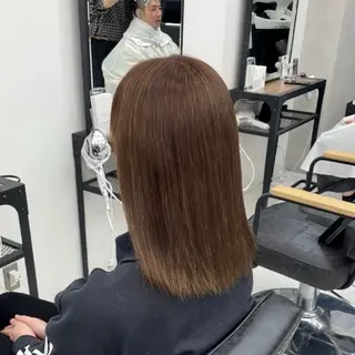 ミディアム カラー パーマ ヘアアレンジ メンズ mona/ ストレートスタイル✨のヘアスタイル