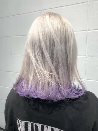 ミディアム カラー ブリーチカラーモデル 募集中/ リョウスケのヘアスタイル