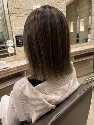 ミディアム 箕浦 稜真のヘアスタイル