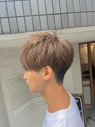 カラー メンズ FUJINO RYOのヘアスタイル