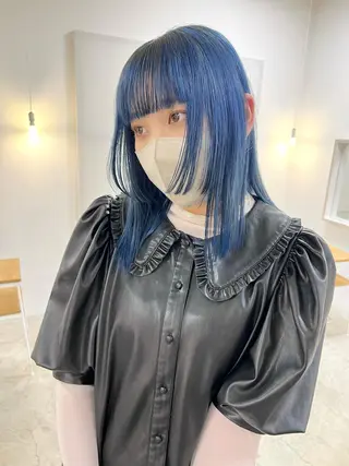 セミロング カラー iru所属・透明感，髪質改善の プロ☝🏻前田俊樹✨のヘアスタイル