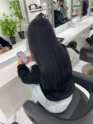 ロング カラー ［銀座］淡色 ラベンダー🫧大村のヘアスタイル